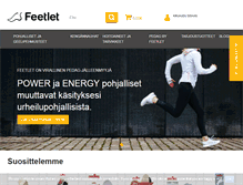 Tablet Screenshot of feetlet.fi